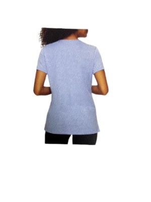Felina Womens Slub Jersey V- Neck T-Shirt