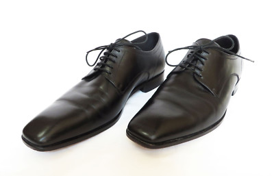 HUGO BOSS Recco Mens Black Leather 