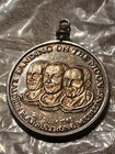 1969 Landing on the Moon, Aldrin, Armstrong & Collins .999 silver TONED