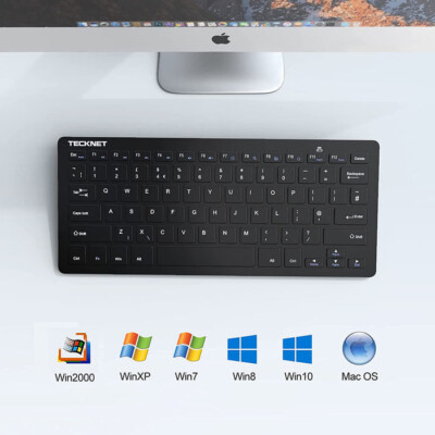 Mini Slim USB Kabelgebunden Kompakt Dünn Tastatur für Desktop Laptop Mac PC UK Magic