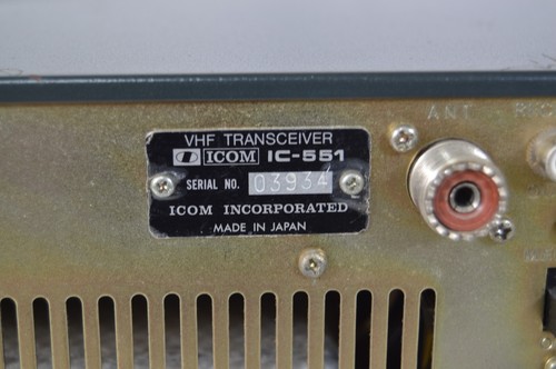 ICOM IC-551 50MHz 5W All Mode Transceiver Ham Radio Tested Excellent - Picture 16 of 20