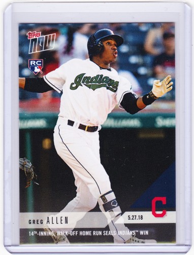 2018 Topps Now 255 Greg Allen