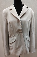 CAbi One Button Dynamo Blazer Grey Mist 832 Size 8 F5