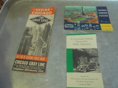 Vintage Lot of four items on Chicago and A Century of Progress 1933 World's Fair