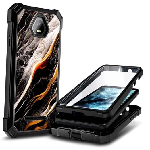 NZND Compatible with Schok Volt SV55 Case with [Built-in Screen Protector],
