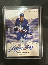 2020-21 UD ULTIMATE MIKKO LEHTONEN RC SP ROOKIE AUTOGRAPH AUTO #061/299 #142