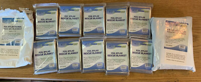 #ad Primacare HB Emergency Foil Mylar Thermal Blanket Pack of 20 52quot;x84quot; $13.49