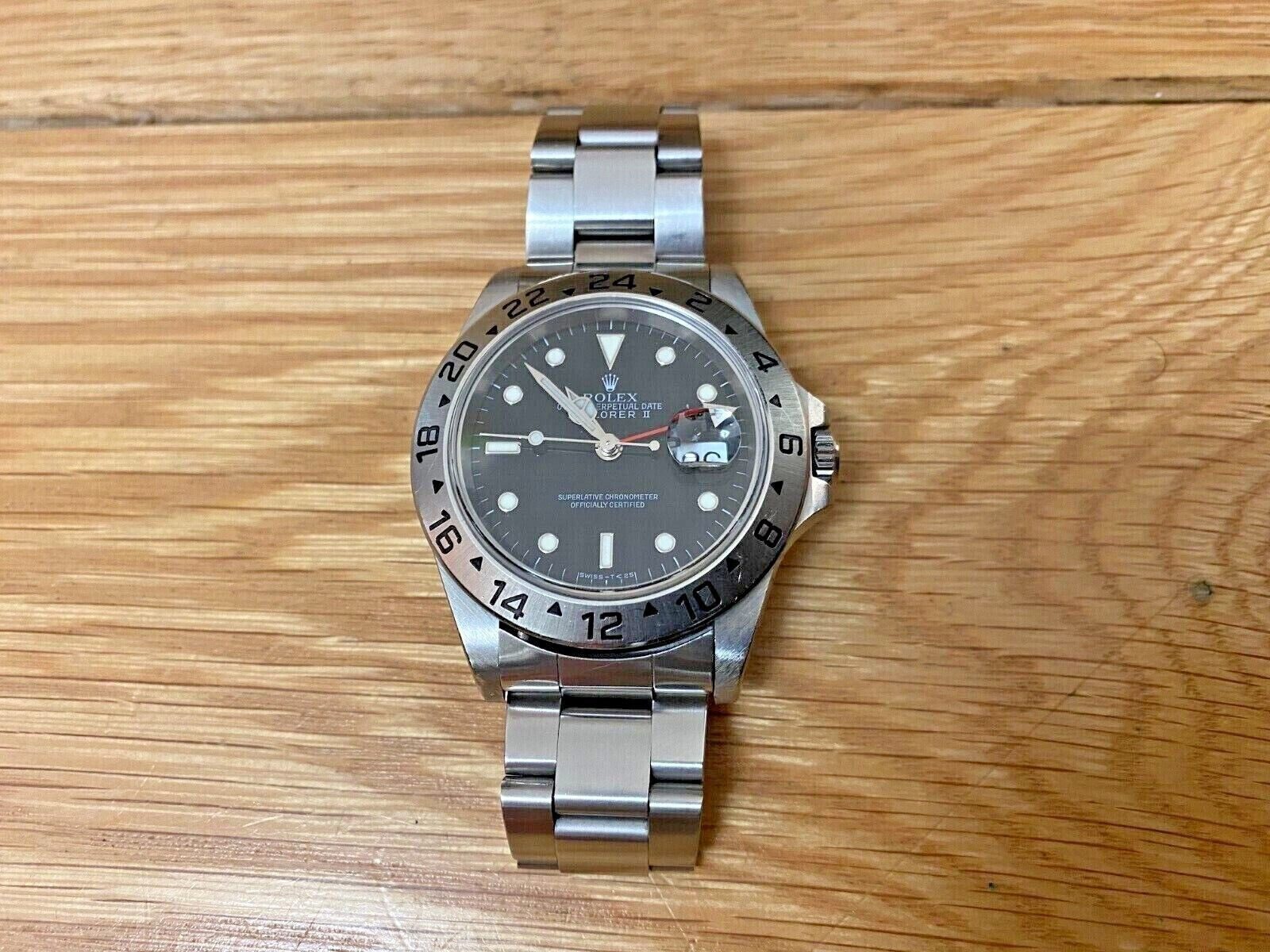 ROLEX Explorer II 16570 | Black Dial GMT Stainless steel | Watch Only
