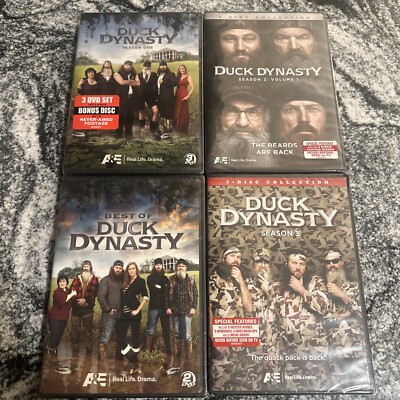 Best Of Duck Dynasty & Bundle Season 1, Season 2 Vol.1 and Season 3 A&E New Rare