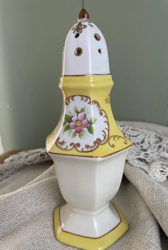 Sugar Caster Shaker Morimura Japan Hand Painted Porcelain Floral Tableware China - Image 4 of 4