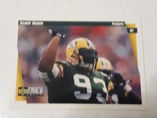 Gilbert Brown Green Bay Packers 1997 Upper Deck Collector's Choice Card #GB13