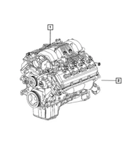 2013-2017 Challenger Engine Long Block 68450913AA MOPAR