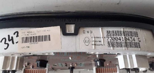 7700410434 Quadro Strumenti Per RENAULT CLIO II FASE I (B/CB0) * 121862 - Foto 2 di 3