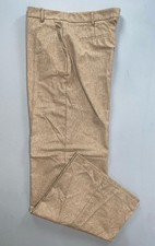 Sezane Wide Leg Flare Wool Blend Flannel Pants, Trousers. Brown, Women's 46. EUC