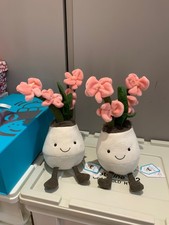 NWE Jellycat Amuseables Pink Orchid Cute Colorful
