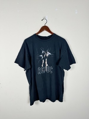 RARE Vintage 2000 AC/DC  Born With A Stiff Upper Lip  Tee Shirt Size XL Black