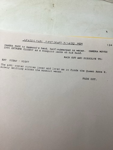 Jurassic Park Movie Script Reprint Full Screenplay Script Dated 3/14/92 - Picture 5 of 5