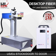 UV 5W Laser Engraving & Cutting Machine for Wood Glass Leather Slate and Metal