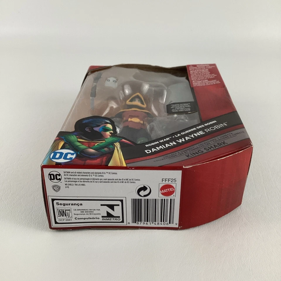 DC Comics Multiverse Damian Wayne Robin Figure BAF King Shark Hammerhead Mattel - Image 2 of 4