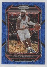 2022-23 Panini Prizm Blue Sparkle Prizm 26/144 Marcus Morris Sr #130 0b3