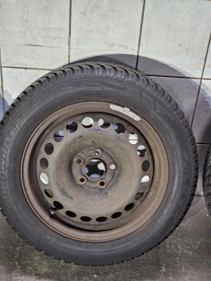 15" Audi A1 Winterräder Stahlfelgen Falken 185/60R15 88H 5x112 ET29 6J  7/8mm - Bild 3 von 4