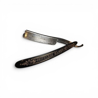 Antique Congress Straight Razor Wade & Butcher Sheffield Celebrated - 6 3/4''