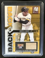 2002 Donruss Elite Roberto Clemente Back 2 Jacks Bat #/150 Pirates