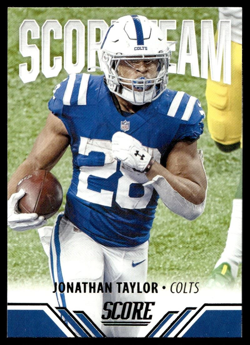 2021 Score Team Jonathan Taylor ST14 Indianapolis Colts Football Card