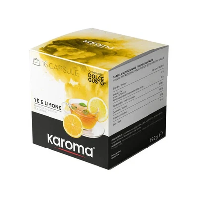 Karoma Tee al Limone Kapseln , für Dolce Gusto Kompatibel