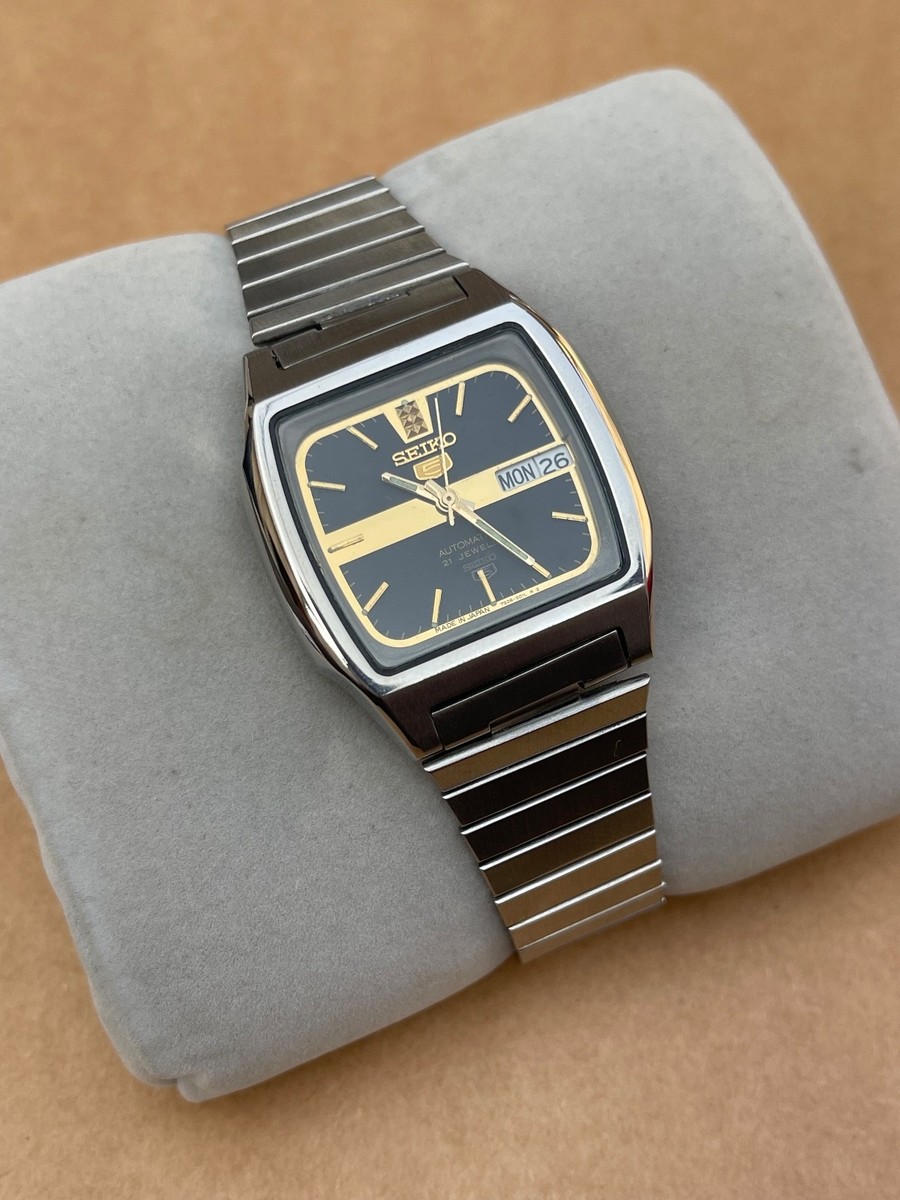 Seiko 5 7S26-0280 Day&Date Automatic 21 Jewels Japan Men's Watch