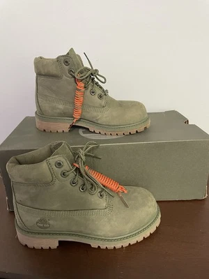 Timberland Kids Youth Sz 13 Premium 6” Leather Boots Waterproof TB0A1VJRA58 - Image 1 of 4