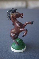 Schöne,handbemalte ,ältere Pferde Zinnfigur