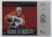 2023 Credentials Debut Ticket Access Horizontal Red /125 Adam Ginning #113 1hs9