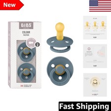 Timeless Natural Rubber Baby Pacifier Duo - 6 , BPA-Free, Denmark Made