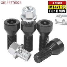 Radschraubensicherungen M14x1,25 Mit Felgenschlösser 36136776076 Für BMW 3 4 5er