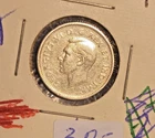 1947 Canada Ten 10 Cents Silver Dime Canadian Circulated George VI Coin GOOD SHA