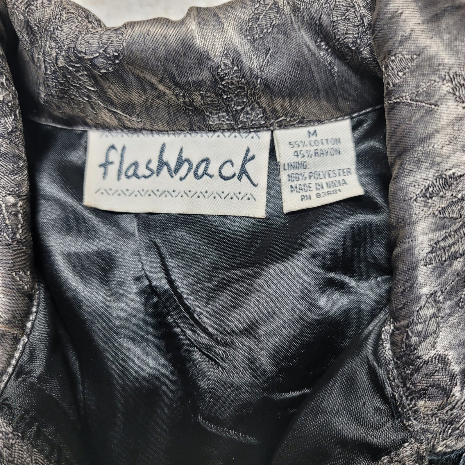 Flashback Vintage Patchwork Jacket Womens Medium … - image 3