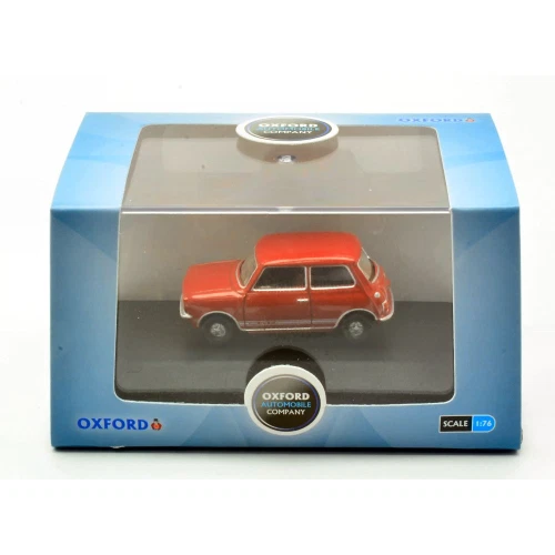 MINI 1275GT REYNARD POMPEI RED 1:76 Oxford Auto Stradali Modellino Nuovo - Immagine 3 di 3