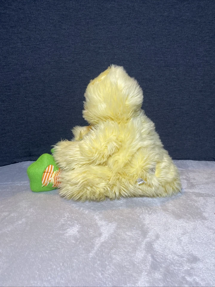 Vintage Hallmark Bunnies By The Bay Yellow Duck Plush Stripe Legs Green Shoes - Image 2 of 4