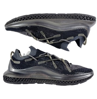 Adidas 4D Fusio Shoes Mens Size 13 Black Silver Metalic Running Training Excl Cd