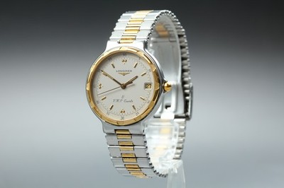 Longines Conquest L174.4 VHP graues Zifferblatt Datum 33 mm Quarz Herrenuhr f...