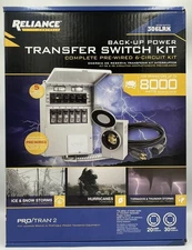 RELIANCE 8000 WATT 6-CIRCUIT 30AMP BACK-UP POWER TRANSFER SWITCH KIT 306LRK