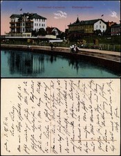 Ansichtskarte Cuxhaven Kinderspielbassin 1914