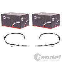 2X A.B.S. Handbremsseil Seilzug Hinten Beidseitig Passend FüR VW Caddy