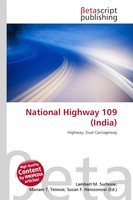 Lambert M. Surhone (U. A.) | National Highway 109 (India) | Taschenbuch (2026)