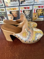 Lucky Brand Women's Immia Crochet High Heel Clogs - Womens 8.5