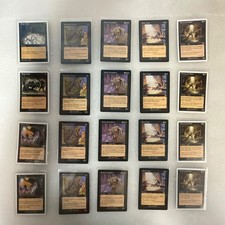 Magic the Gathering MTG Lot of 20 Black Cards Raise Dead Mixed Sets