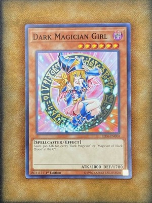 Yugioh Dark Magician Girl LED6-EN000 Common 1st Ed NM