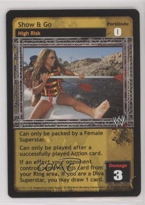 2004 WWE Raw Deal Trading Card Game Expansion 11: Divas Overload Show & Go 3c7