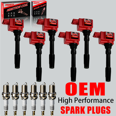 #ad 6X OEM High Performance Ignition Coil amp; Spark Plugs For Maserati Ghibli Levante $203.98
